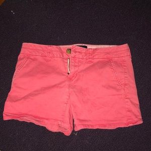 Pink midi shorts